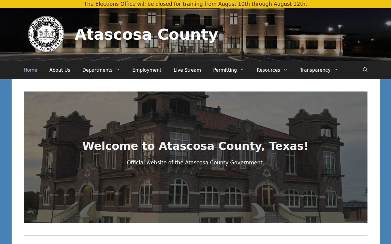 Atascosa County criminal history county government record channels